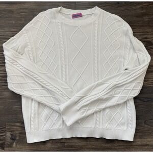 oversized Sweater L Oversized chunky Knit cottage core coastal boho Indie beach